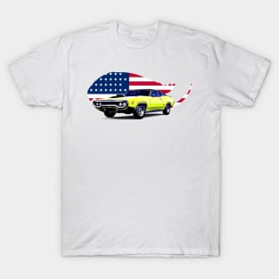 Plymouth GTX USA Print T-Shirt